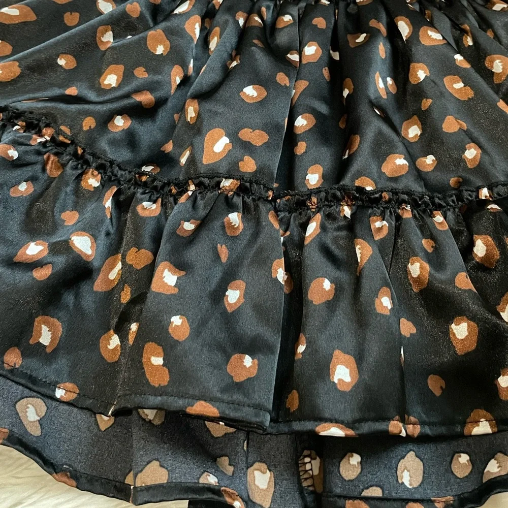 Altard State leopard print mini ruffled skirt - Picture 11 of 13